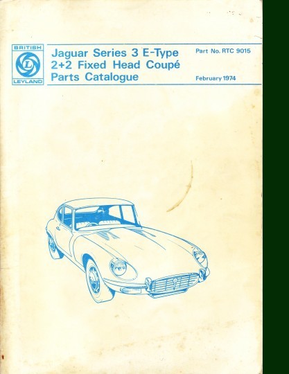 The Complete Jaguar Series 2 Parts Manual References